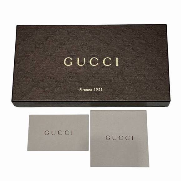 GUCCI GG Canvas Leather Round Long Wallet Brown Pink - Picture 5 of 9